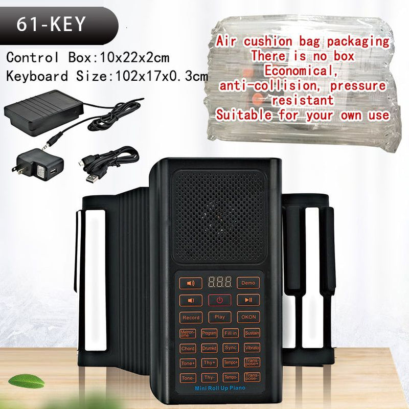 Baby Music Sound Toys Electronic Hand Roll Piano 49 61 88 Key Beginner Keyboard Instruments Kids Learning Toys for Children Boys Musical Girls Music 230629