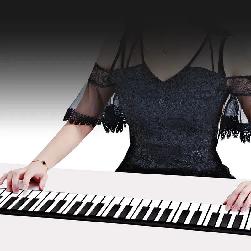 Baby Music Sound Toys Electronic Hand Roll Piano 49 61 88 Key Beginner Keyboard Instruments Kids Learning Toys for Children Boys Musical Girls Music 230629
