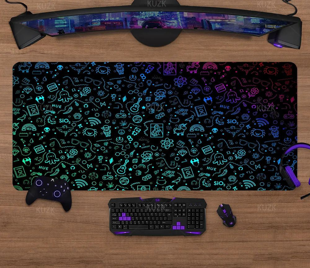 Mouse Pads Wrist Rests Gaming Mouse Pad Mousepad Gamer Desk Mat Large Keyboard Pad Xll Carpet Computer Table Surface for Accessories Xl Ped Mauspad 231025