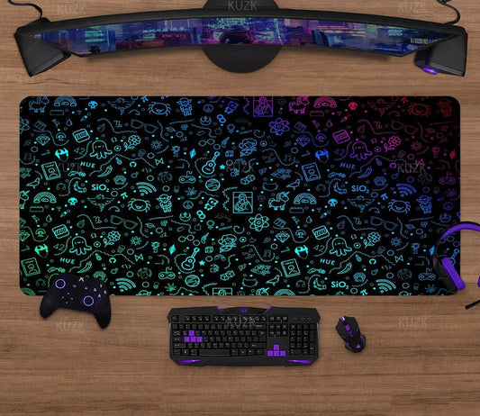 Mouse Pads Wrist Rests Gaming Mouse Pad Mousepad Gamer Desk Mat Large Keyboard Pad Xll Carpet Computer Table Surface for Accessories Xl Ped Mauspad 231025